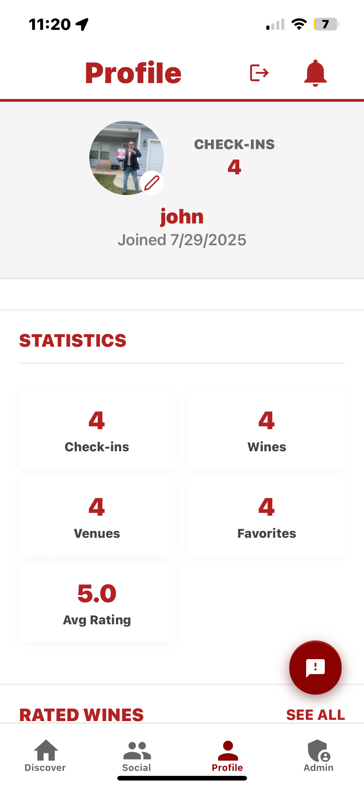 Profile Dashboard